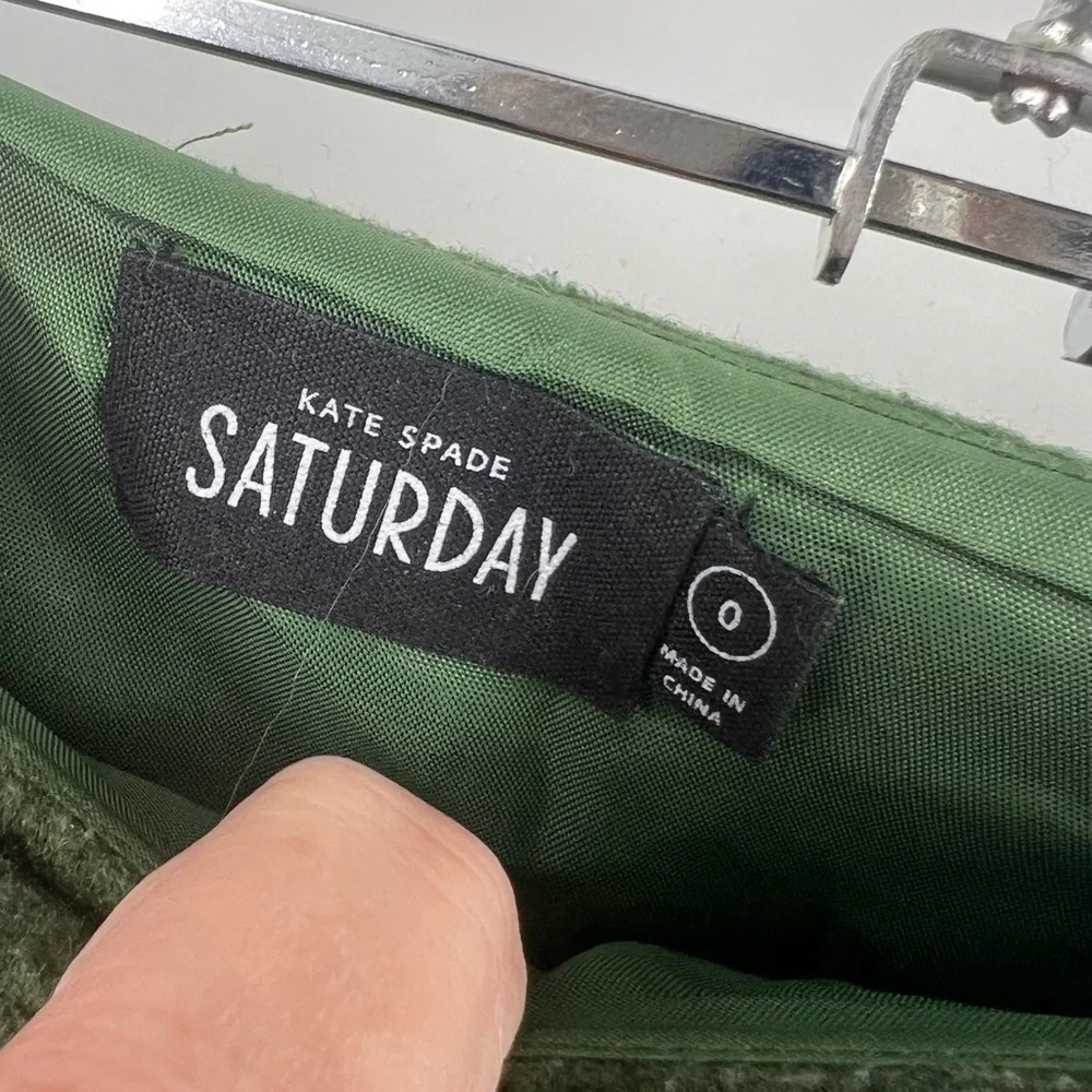 Kate Spade Green Mini Skirt